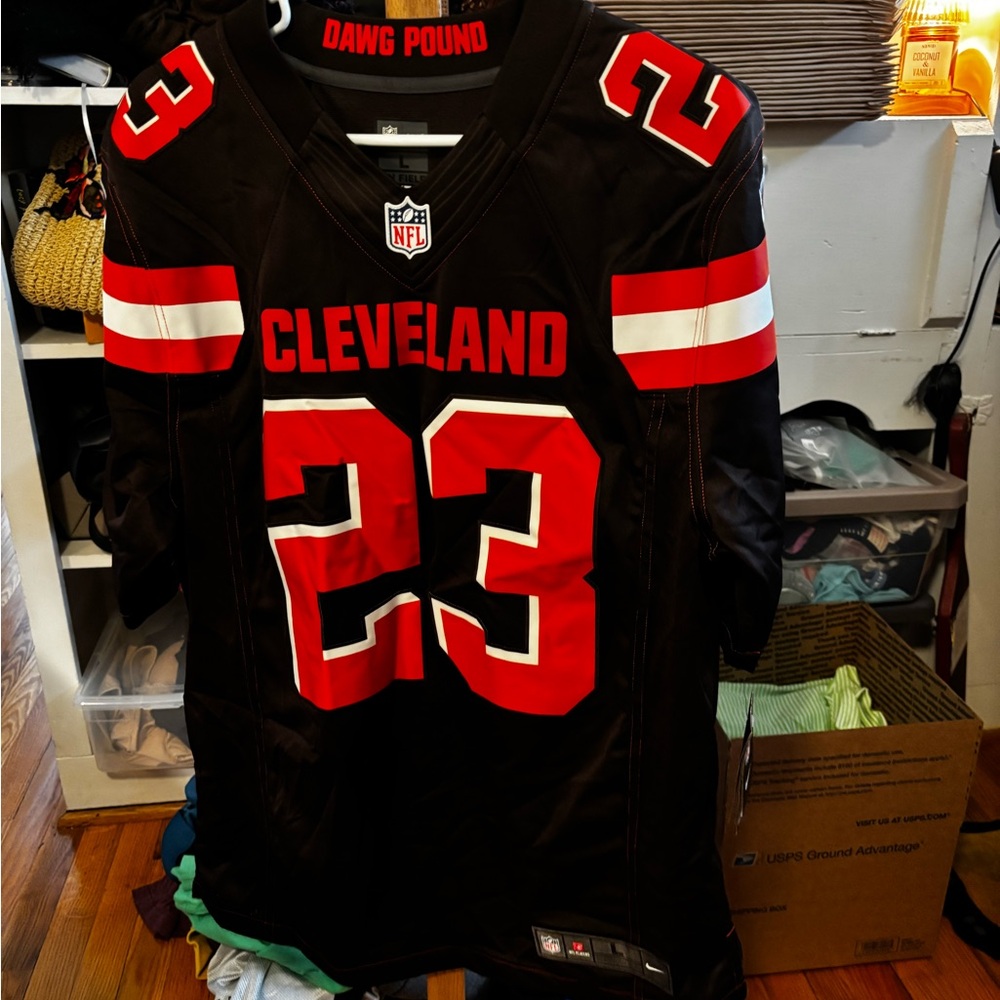NFL Brown and Red Football Jersey
